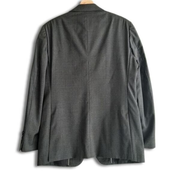 Z ZEGNA Turati 100% Wool Blazer Jacket Gray Men's Sz 44 R - Picture 9 of 15